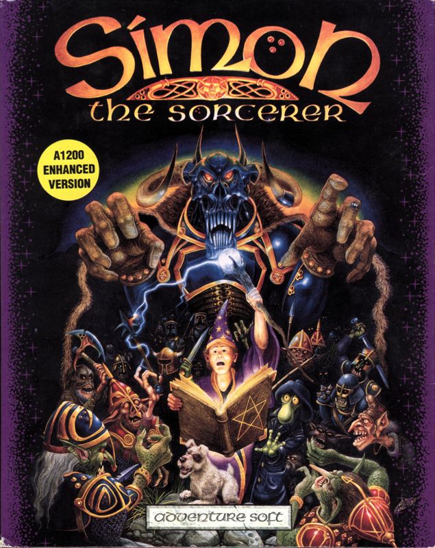 Front Cover for Simon the Sorcerer (Amiga) (A1200 enhanced version)