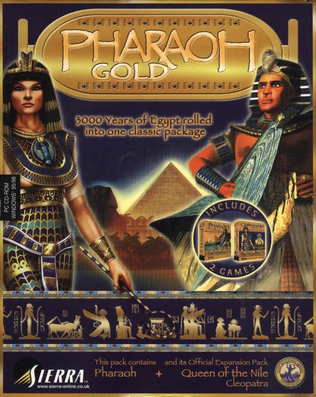 Front Cover for Pharaoh: Gold (Windows)