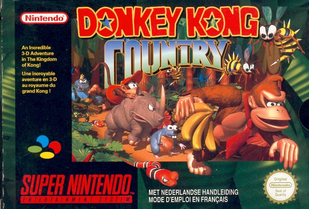 Front Cover for Donkey Kong Country (SNES)