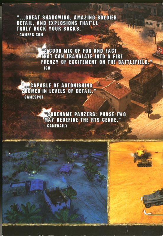 Inside Cover for Codename: Panzers - Phase Two (Windows): Left Flap