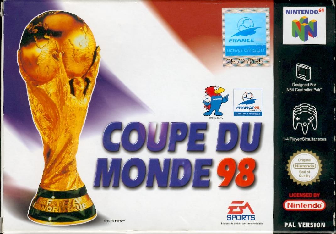 Front Cover for World Cup 98 (Nintendo 64)