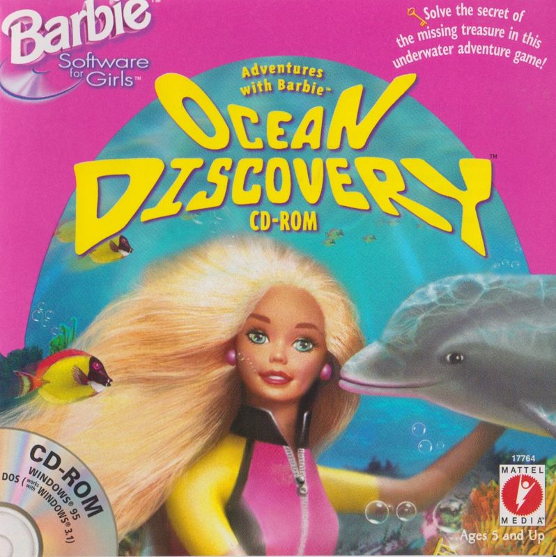 Other for Adventures with Barbie: Ocean Discovery (Windows 3.x): Jewel case - front