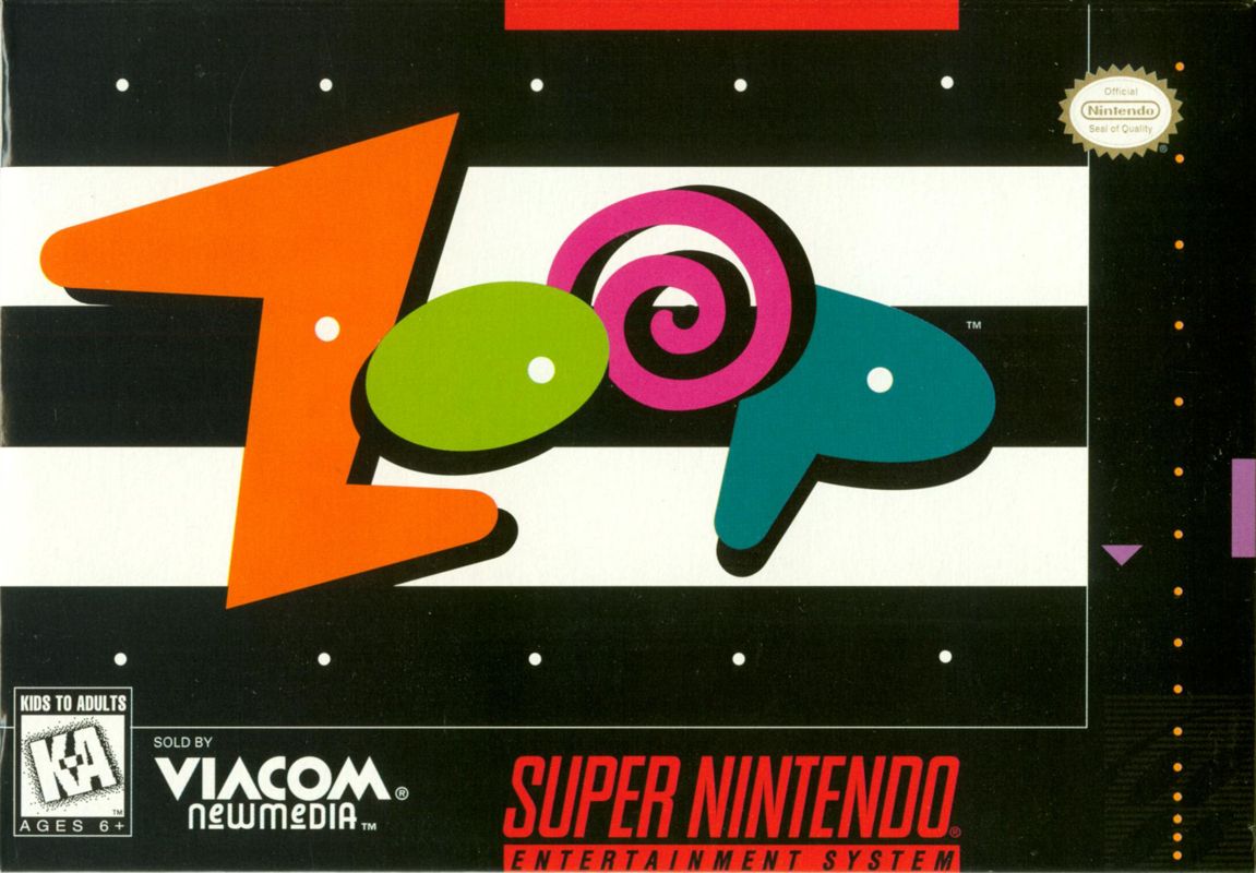 Front Cover for Zoop (SNES)