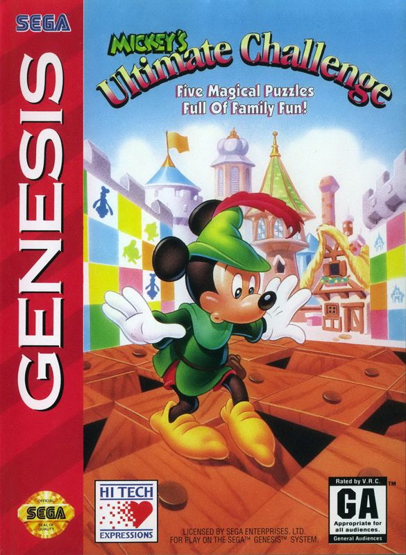Front Cover for Mickey's Ultimate Challenge (Genesis)