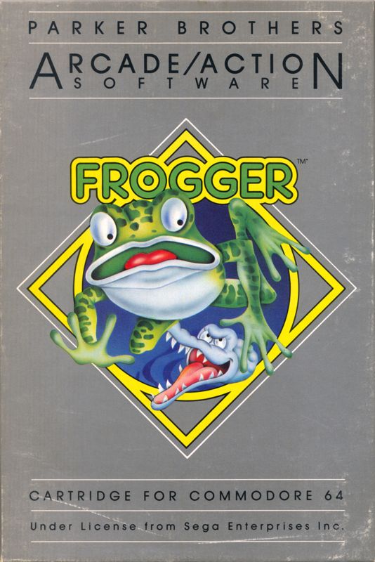 Front Cover for Frogger (Commodore 64)