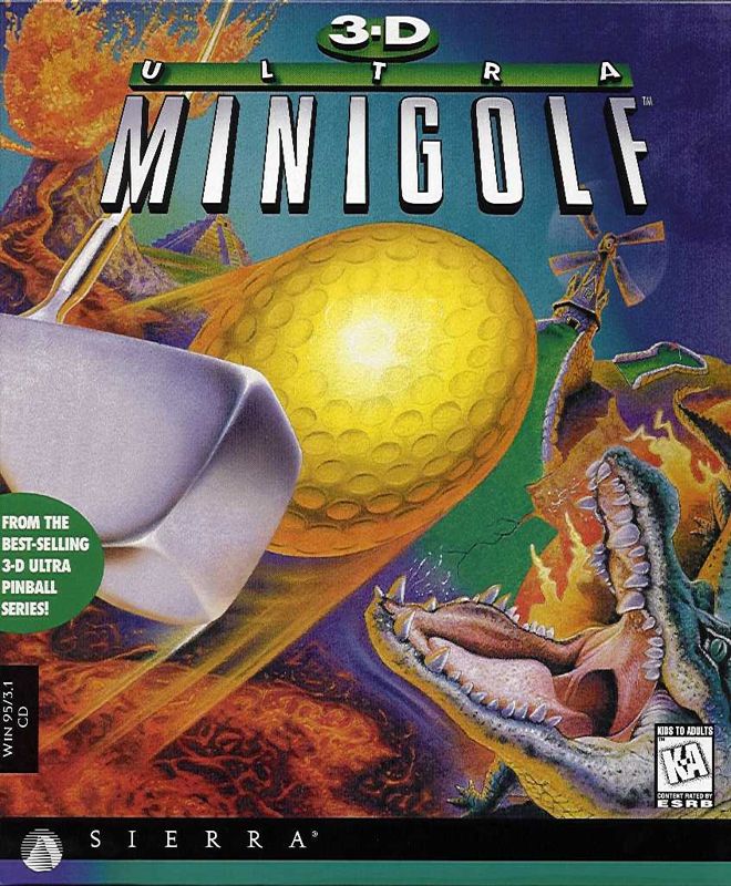 Front Cover for 3-D Ultra Minigolf (Windows and Windows 3.x)