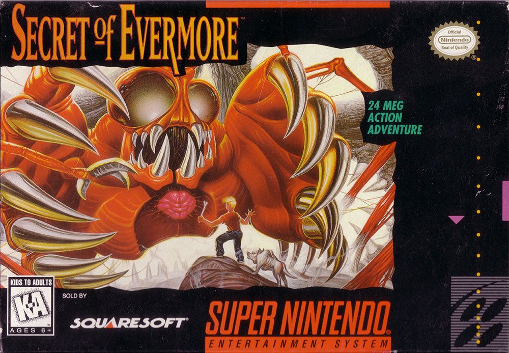 Front Cover for Secret of Evermore (SNES)