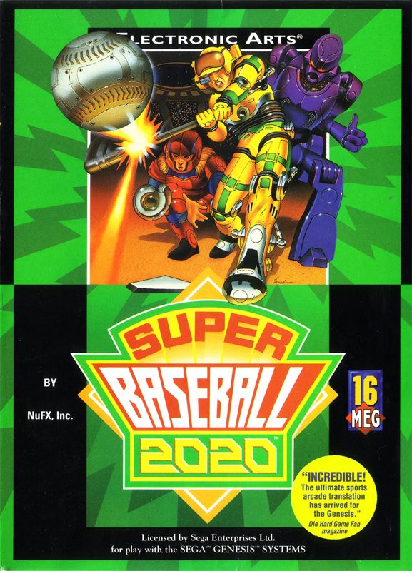 Front Cover for Super Baseball 2020 (Genesis)