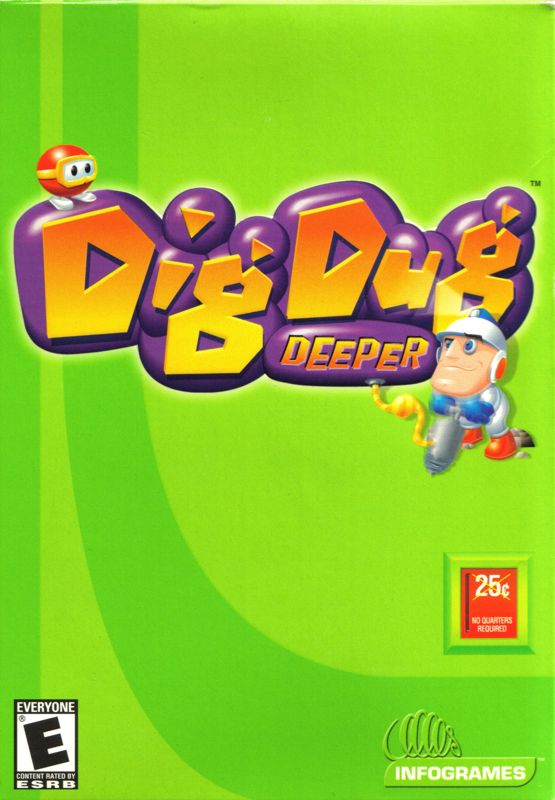 Front Cover for Dig Dug Deeper (Windows)