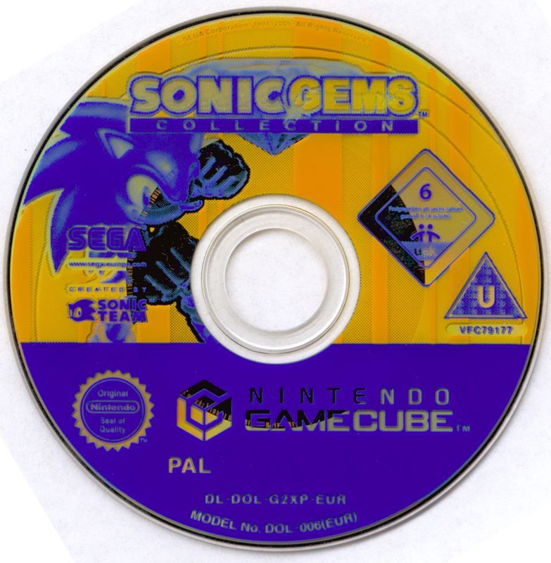 Media for Sonic: Gems Collection (GameCube)