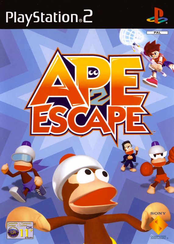 Front Cover for Ape Escape 2 (PlayStation 2)