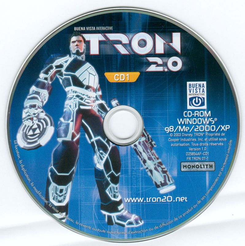 Media for Tron 2.0 (Windows): Disc 1/2