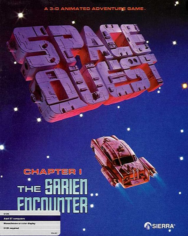 Front Cover for Space Quest: Chapter I - The Sarien Encounter (Atari ST)