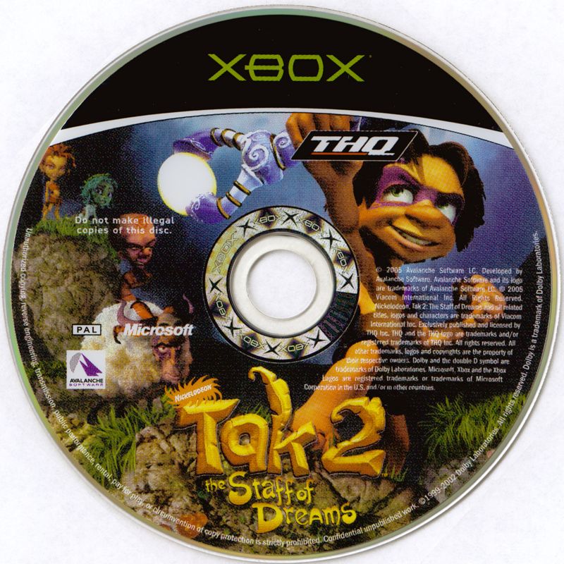 Media for Tak 2: The Staff of Dreams (Xbox)