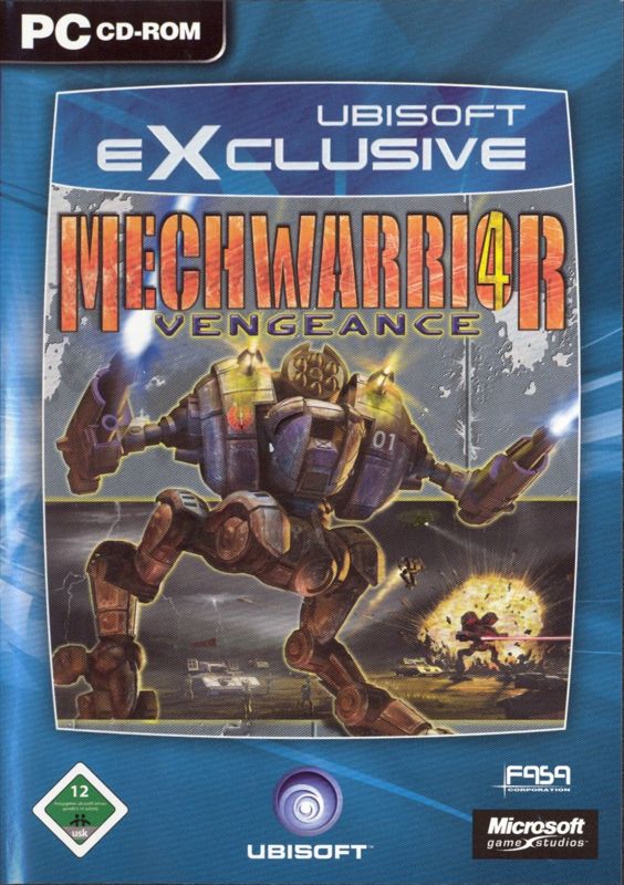 Front Cover for MechWarrior 4: Vengeance (Windows) (Ubisoft eXclusive release)