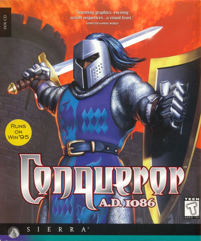 Front Cover for Conqueror: A.D. 1086 (DOS)