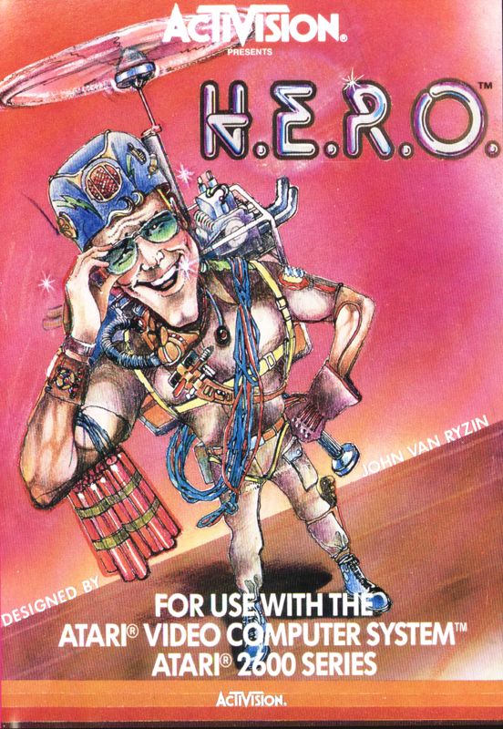 Front Cover for H.E.R.O. (Atari 2600)