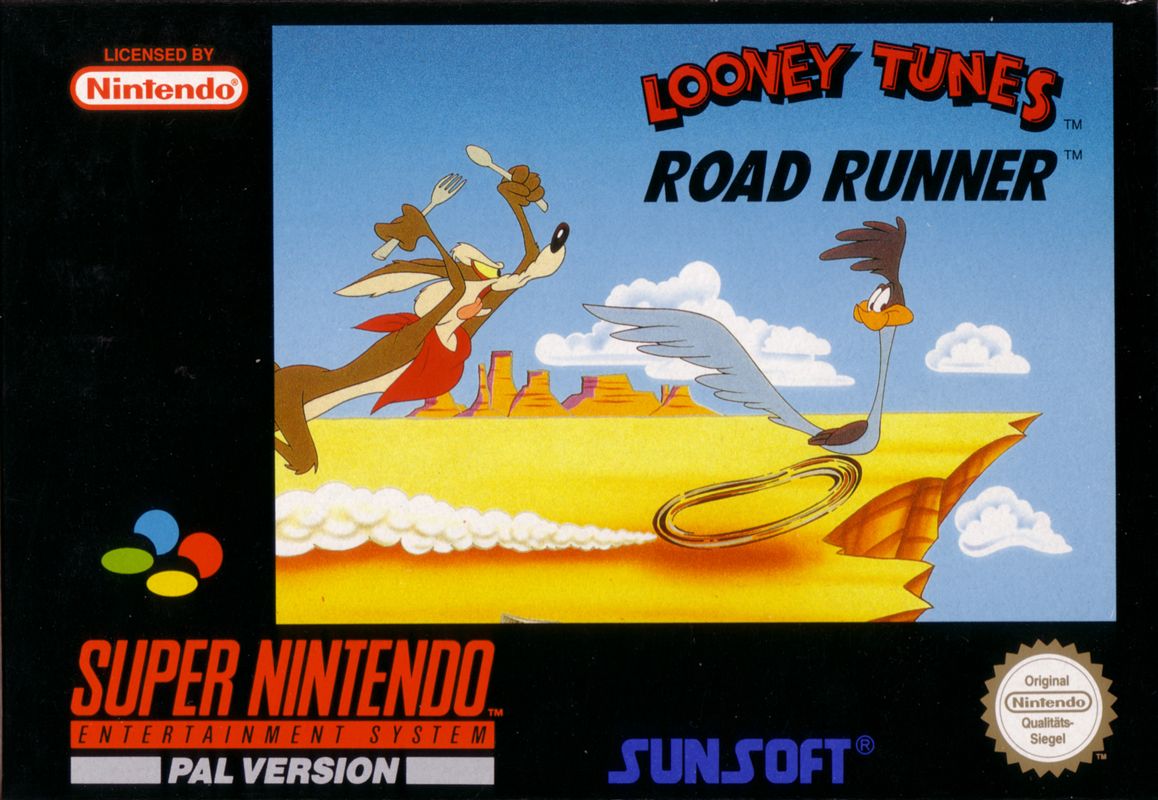 Front Cover for Road Runner's Death Valley Rally (SNES)