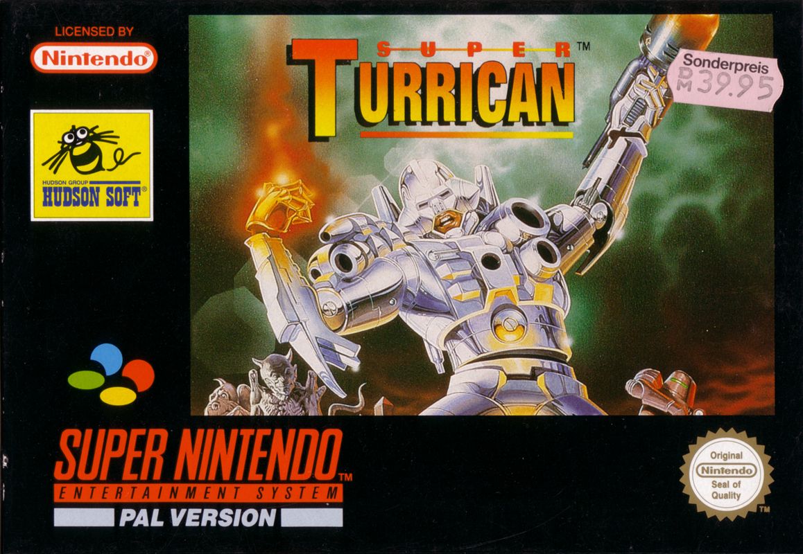 Front Cover for Super Turrican (SNES)