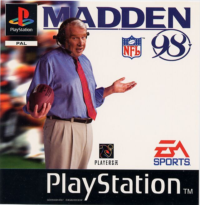 Front Cover for Madden NFL 98 (PlayStation)