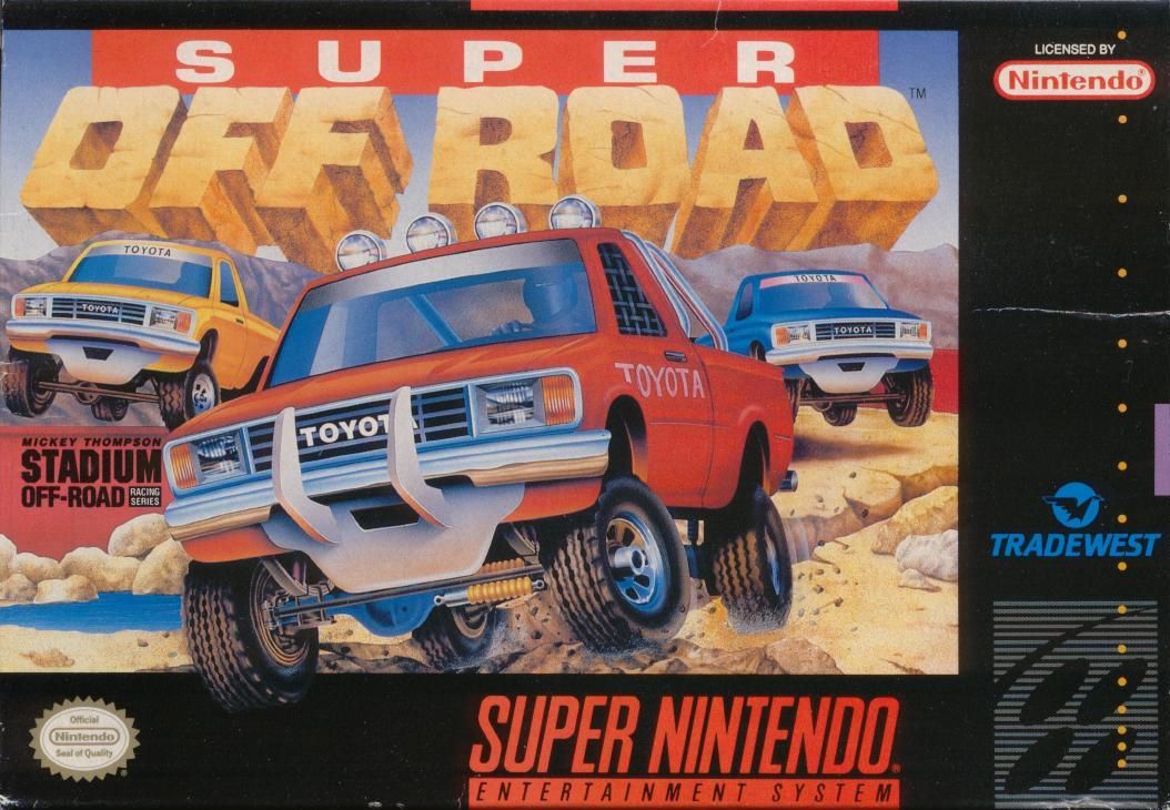 Front Cover for Ivan 'Ironman' Stewart's Super Off Road (SNES)