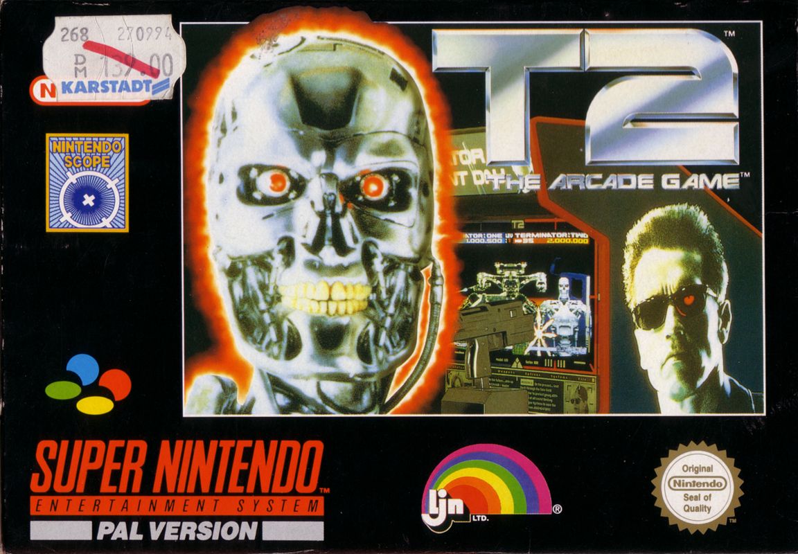 Terminator 2: Judgment Day cover or packaging material - MobyGames