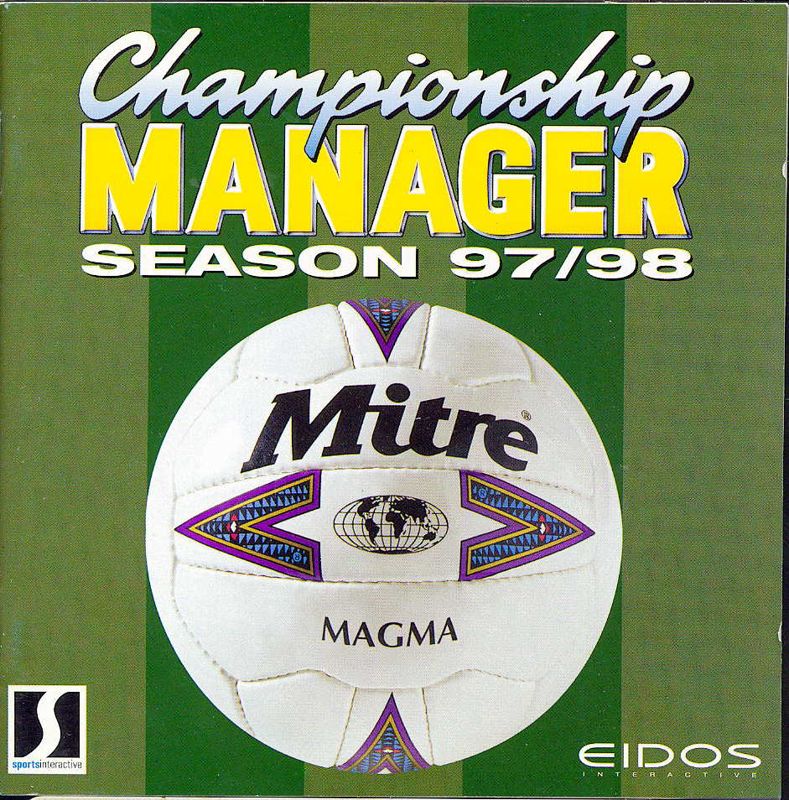 Other for Championship Manager: Season 97/98 (DOS): Jewel Case - Front