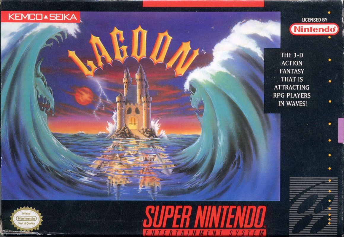 Front Cover for Lagoon (SNES)
