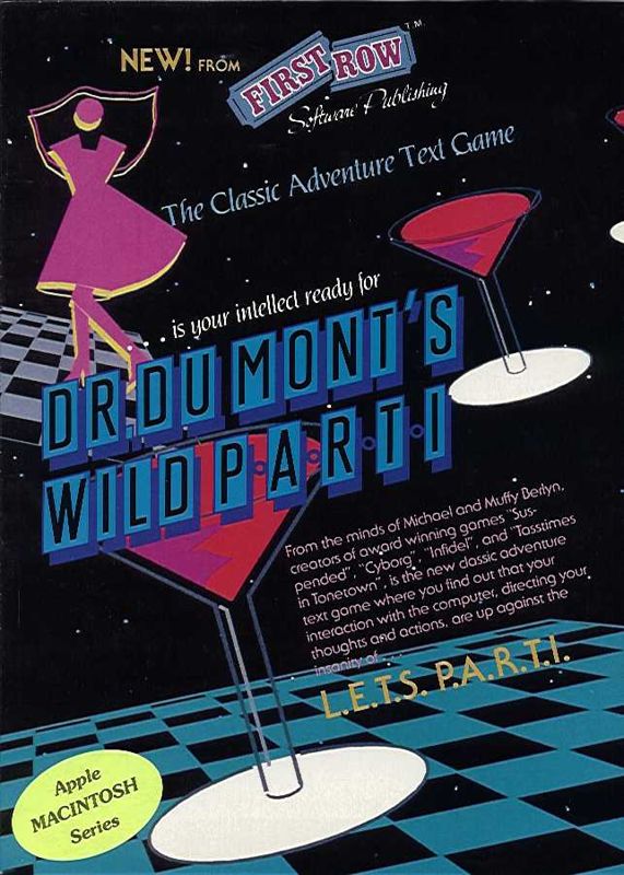 Front Cover for Dr. Dumont's Wild P.A.R.T.I. (Macintosh)