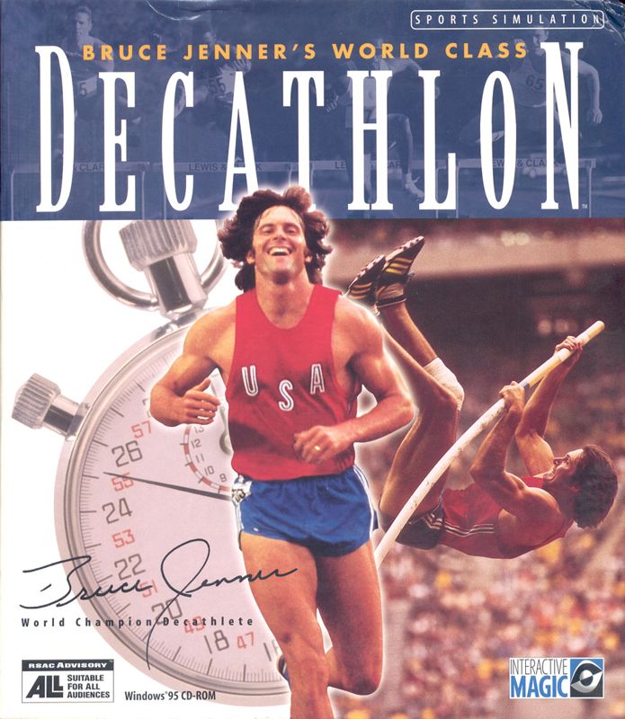 Front Cover for Bruce Jenner's World Class Decathlon (Windows)