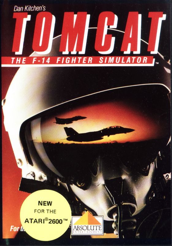 Front Cover for Dan Kitchen's Tomcat: The F-14 Fighter Simulator (Atari 2600)