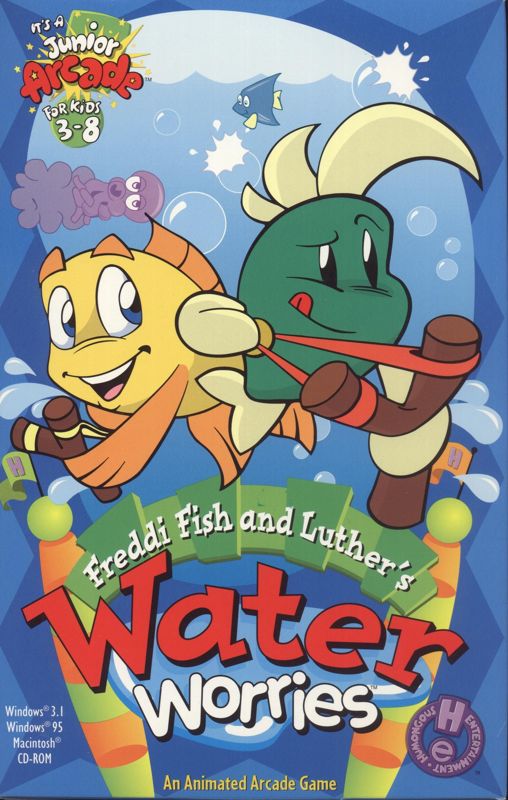 Front Cover for Freddi Fish and Luther's Water Worries (Macintosh and Windows and Windows 3.x)