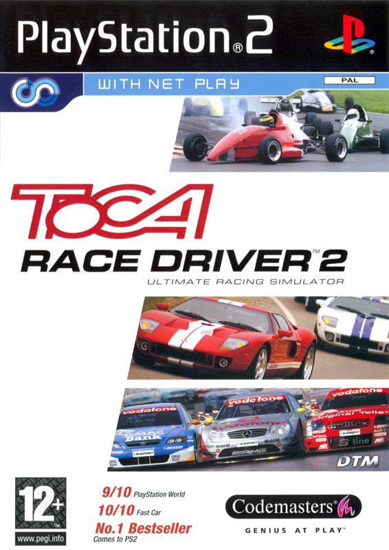 Front Cover for TOCA Race Driver 2 (PlayStation 2)