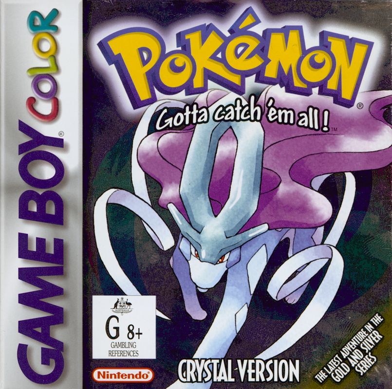 Front Cover for Pokémon Crystal Version (Game Boy Color)