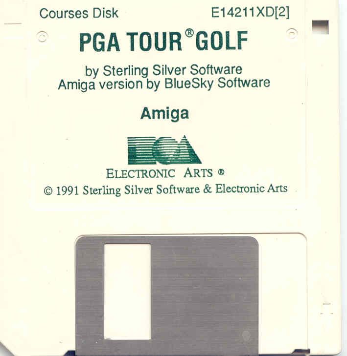 Media for PGA Tour Golf (Amiga): Courses Disk