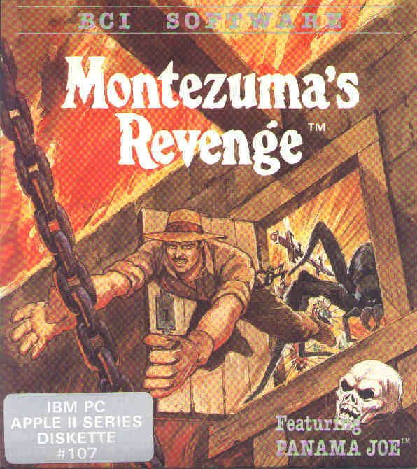 Front Cover for Montezuma's Revenge (Apple II and PC Booter)