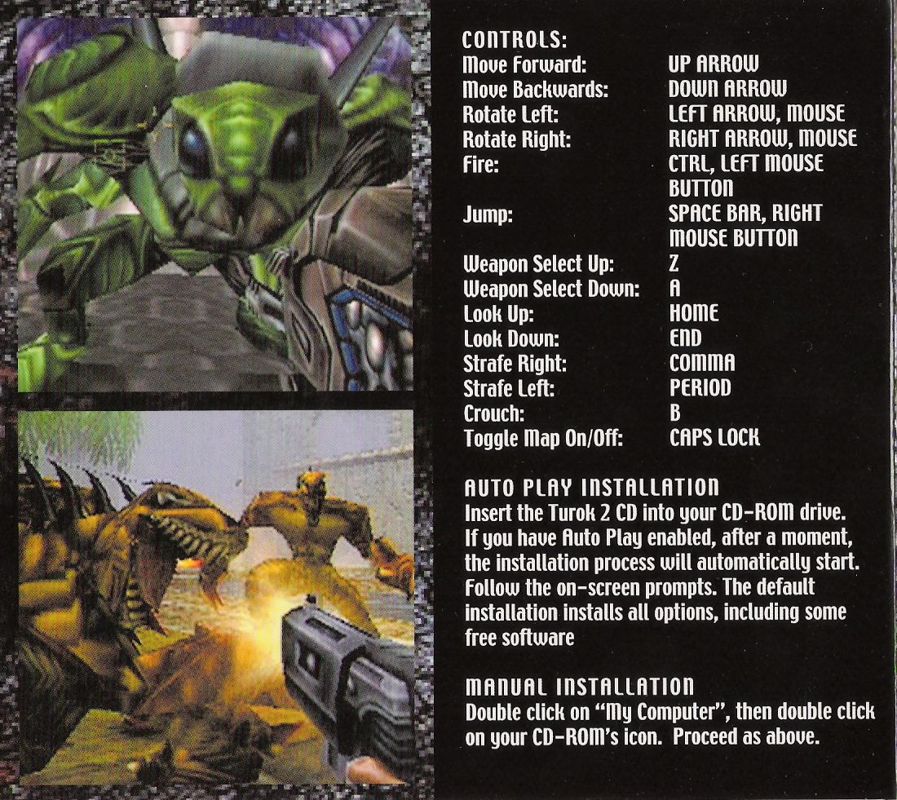 Back Cover for Turok 2: Seeds of Evil (Windows) (incite PC Games release)