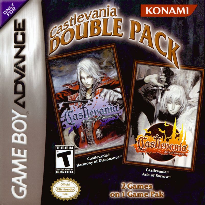 Front Cover for Castlevania: Double Pack (Game Boy Advance)