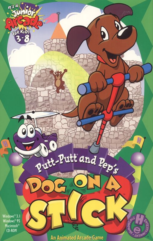 Front Cover for Putt-Putt and Pep's Dog on a Stick (Macintosh and Windows and Windows 3.x)