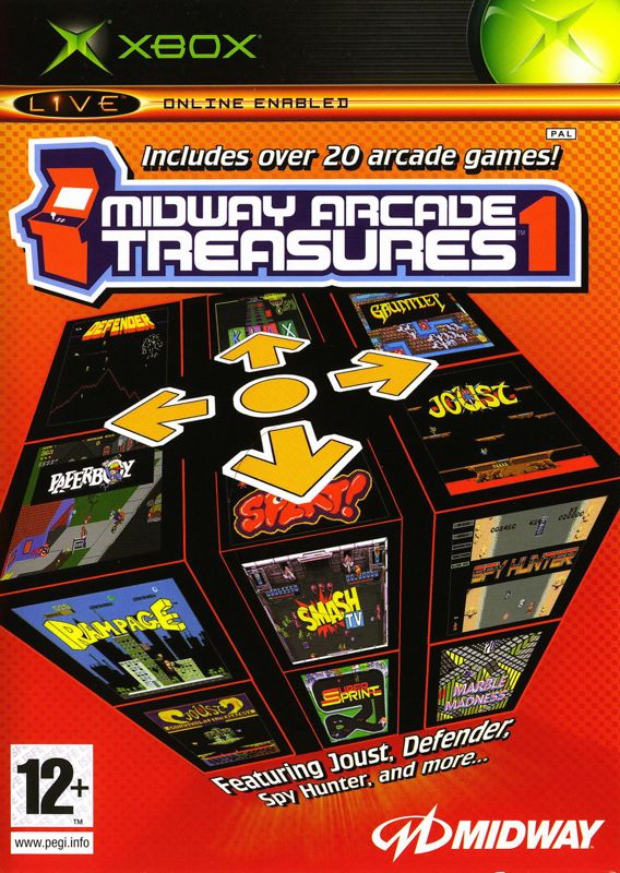Front Cover for Midway Arcade Treasures (Xbox)