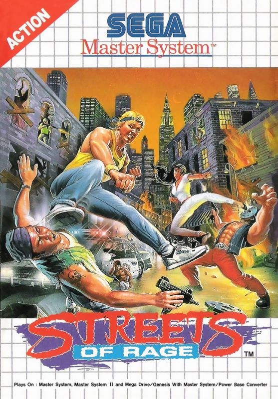 Front Cover for Streets of Rage (SEGA Master System)