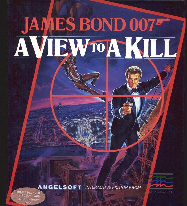 Front Cover for James Bond 007: A View to a Kill (DOS)