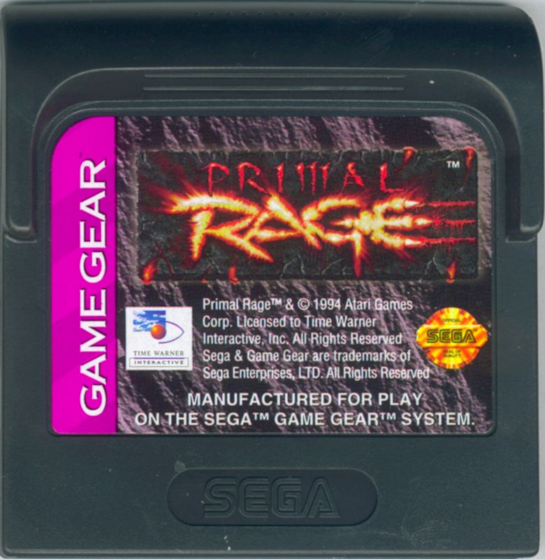 Media for Primal Rage (Game Gear)