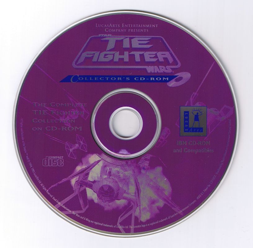 Media for Star Wars: TIE Fighter - Collector's CD-ROM (DOS) (The White Label release)