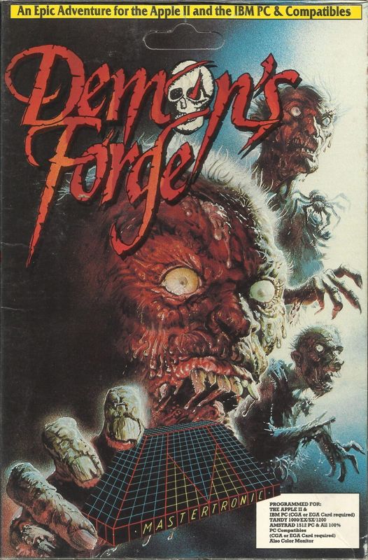 Front Cover for The Demon's Forge (Apple II and PC Booter)