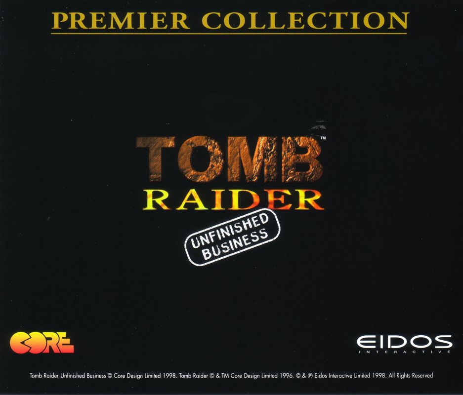 Other for Tomb Raider: Gold (DOS) (Eidos Premier Collection release): Jewel Case - Back