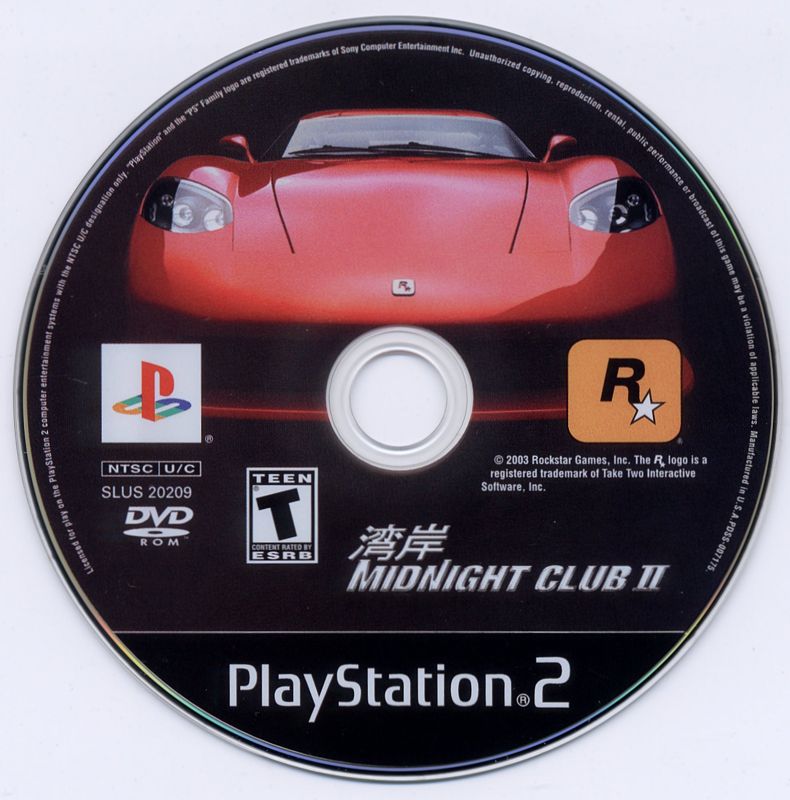 Media for Midnight Club II (PlayStation 2)