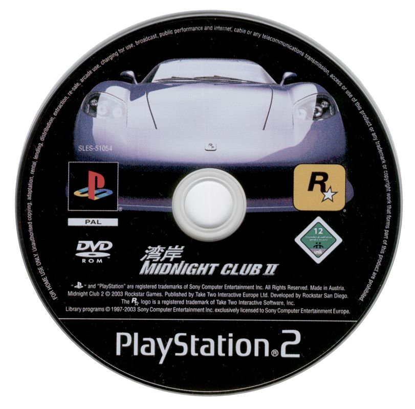 Media for Midnight Club II (PlayStation 2)