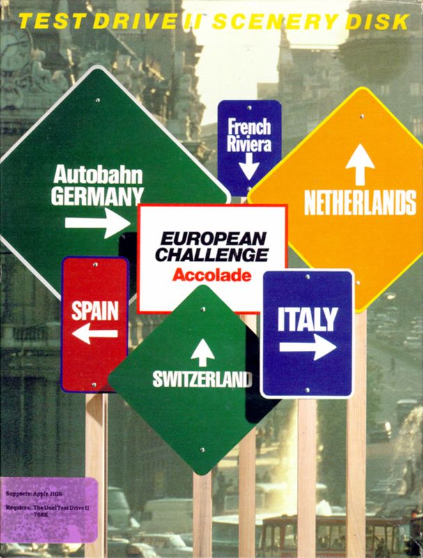 Front Cover for European Challenge (Apple IIgs)