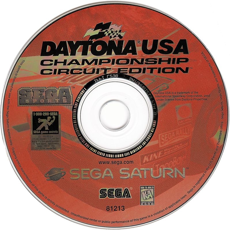 Media for Daytona USA: Championship Circuit Edition (SEGA Saturn)